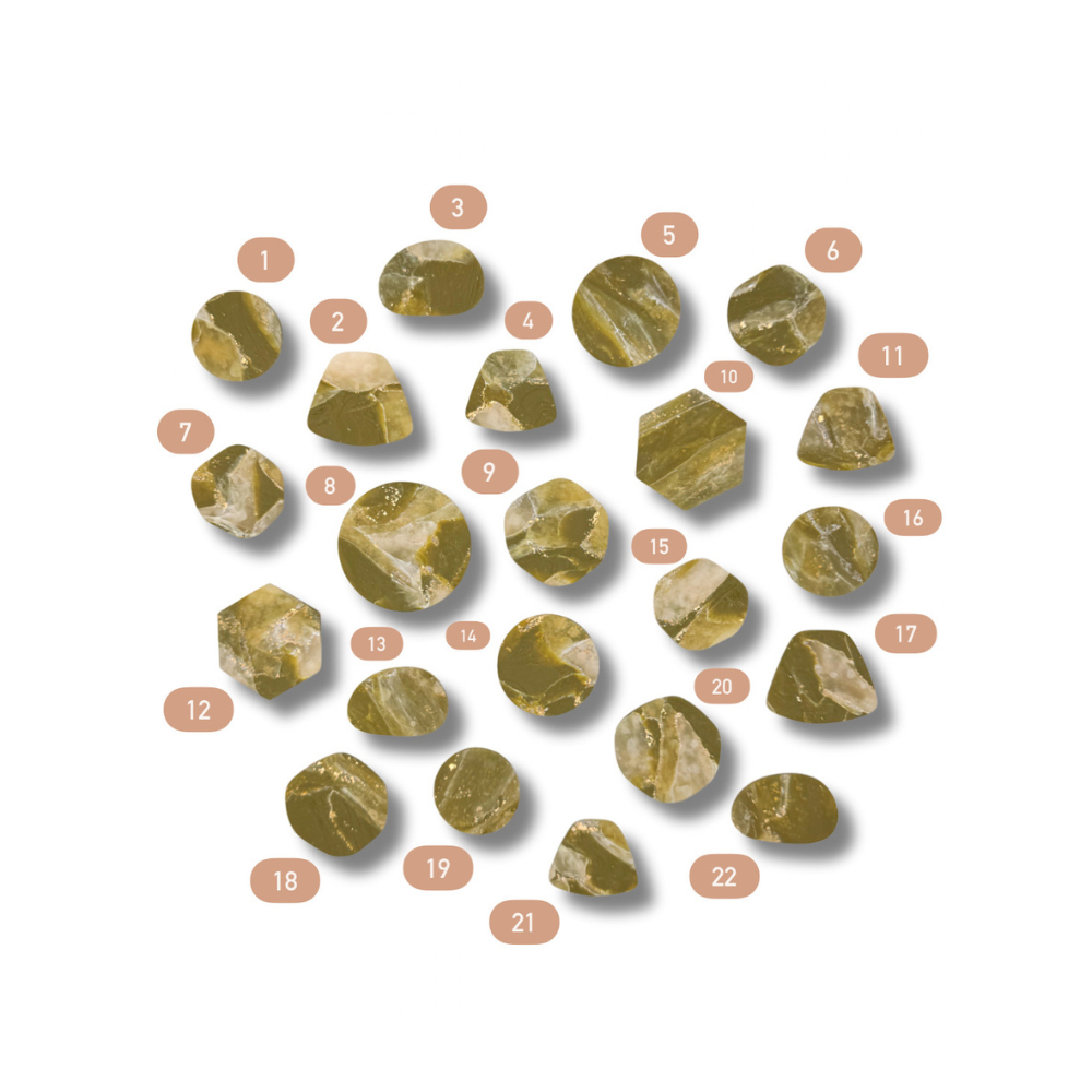 Moss Fudge Gemstone