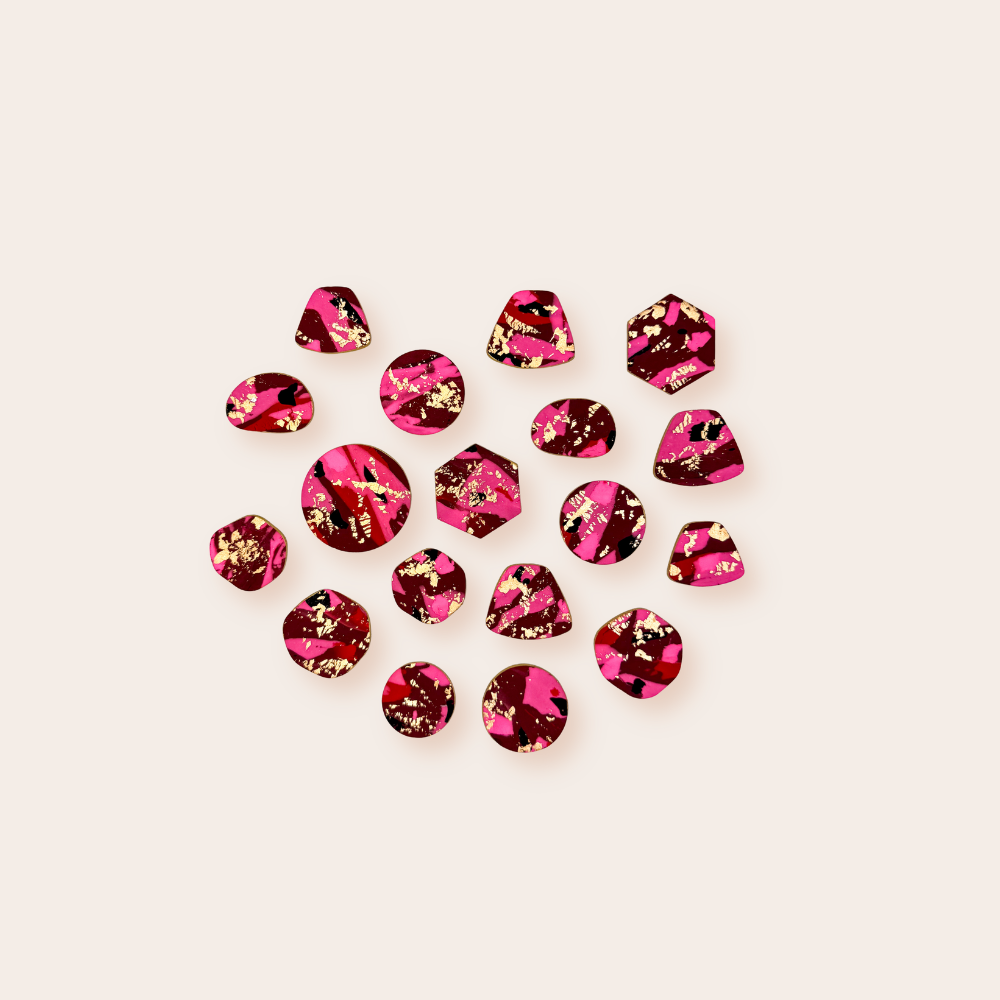 Golden Fragments Fuchsia