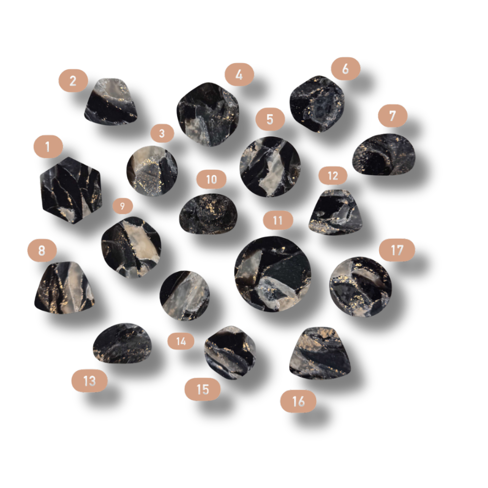 Black Fudge Gemstone