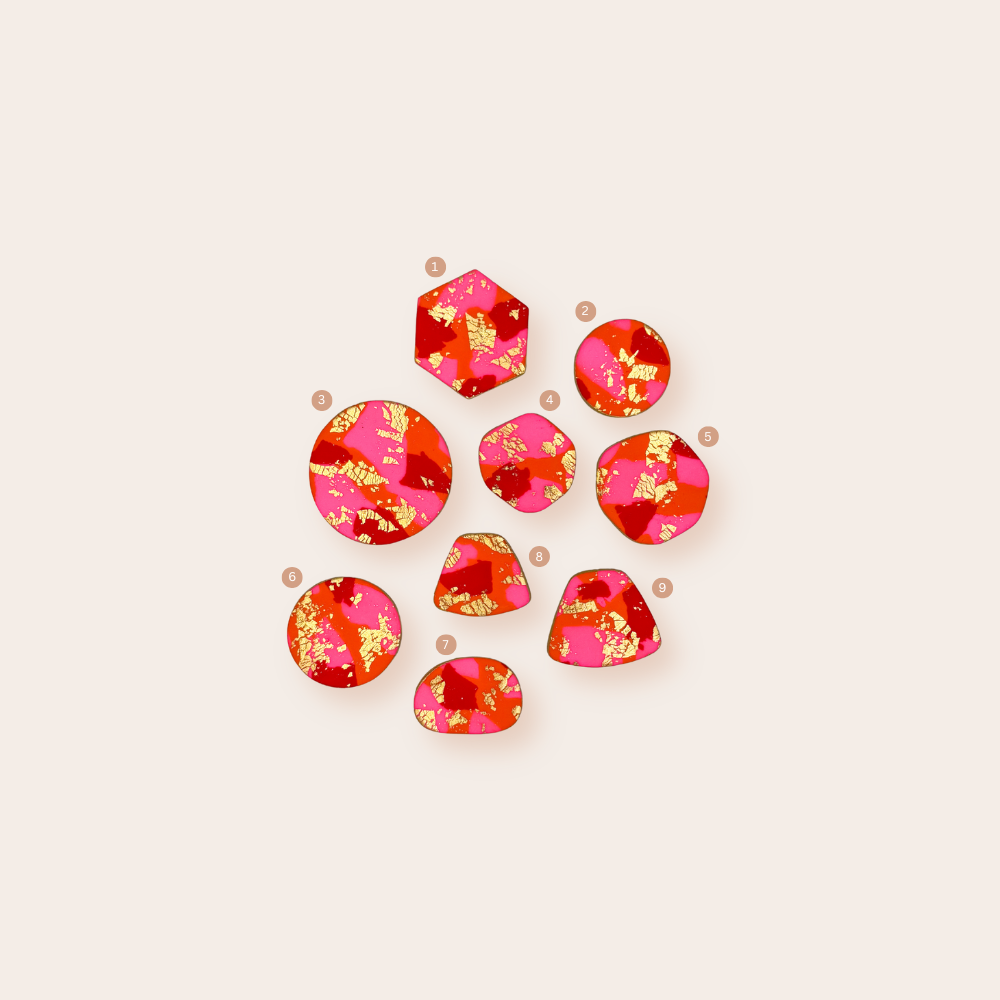 Golden Fragments Pink