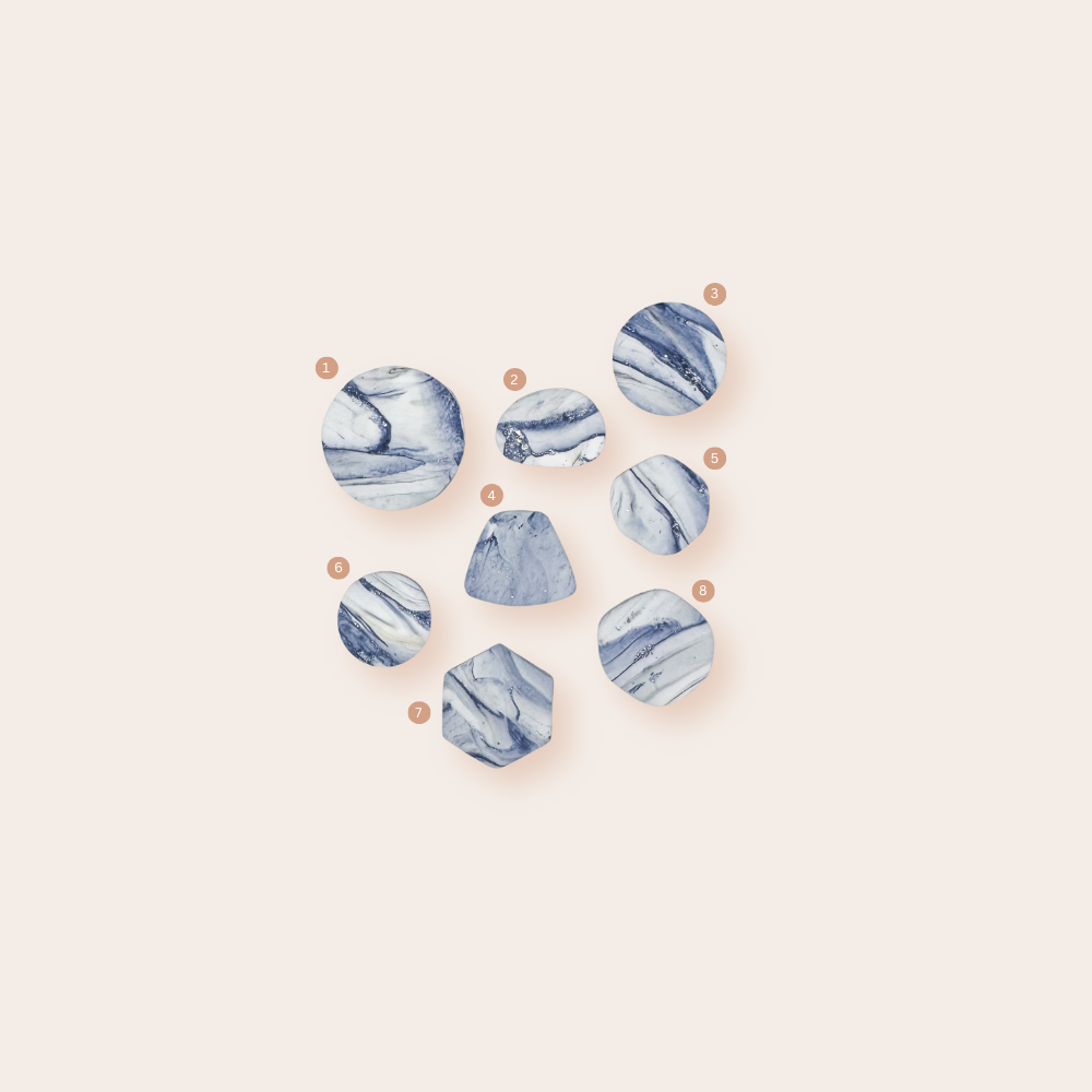 Swirl Blue