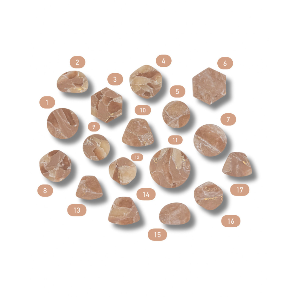 Beige Fudge Gemstone