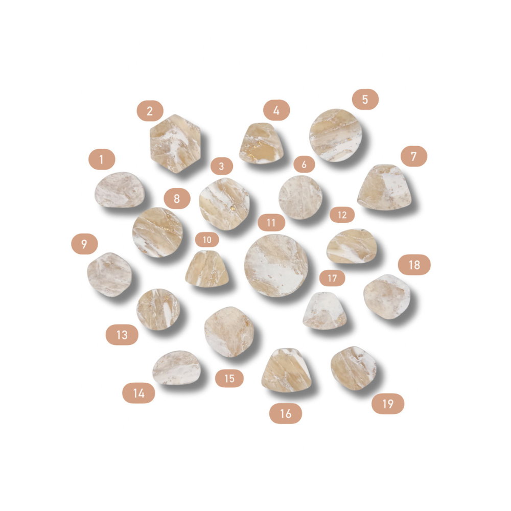 White Fudge Gemstone