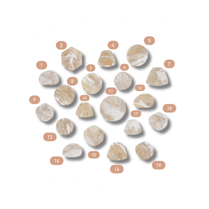 White Fudge Gemstone