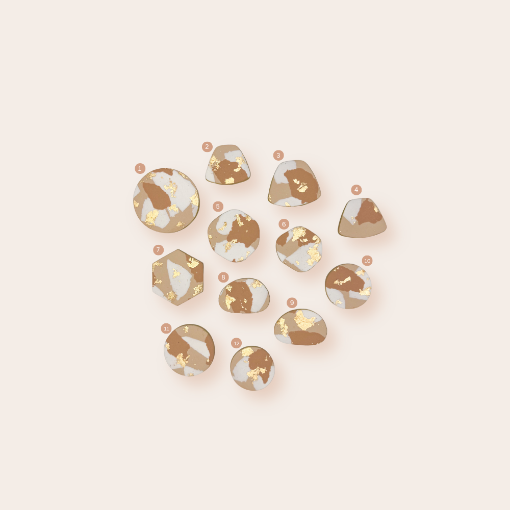 Golden Fragments Beige