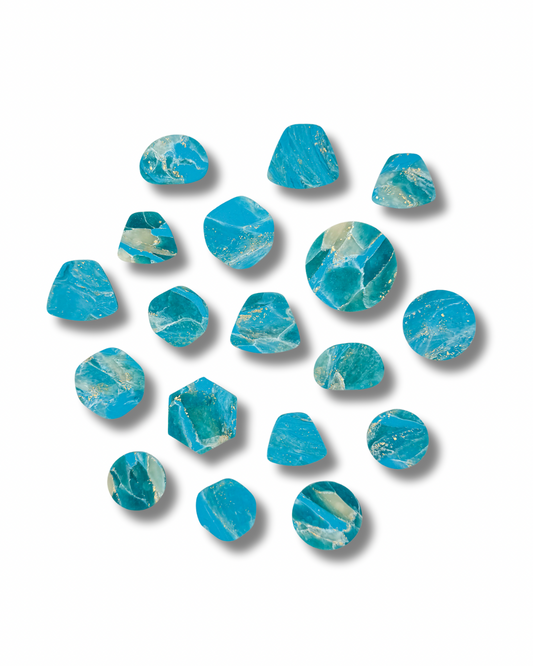 Aqua Fudge Gemstone