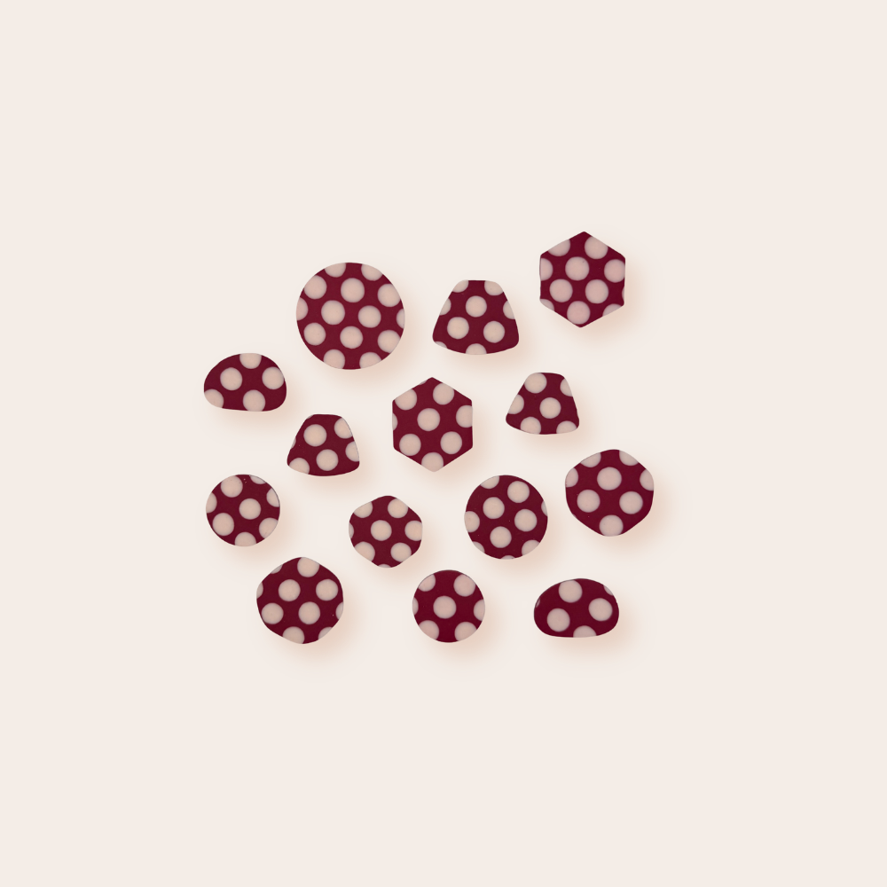 Polkadot Bordeaux soft Pink