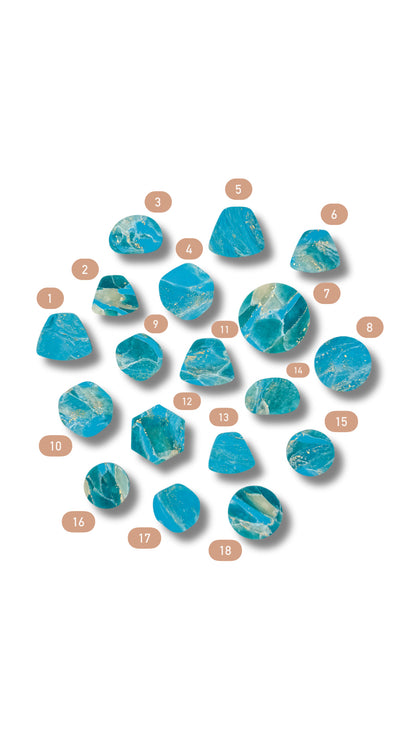 Aqua Fudge Gemstone