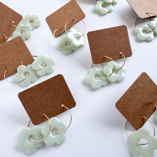 Silky Mint Earrings