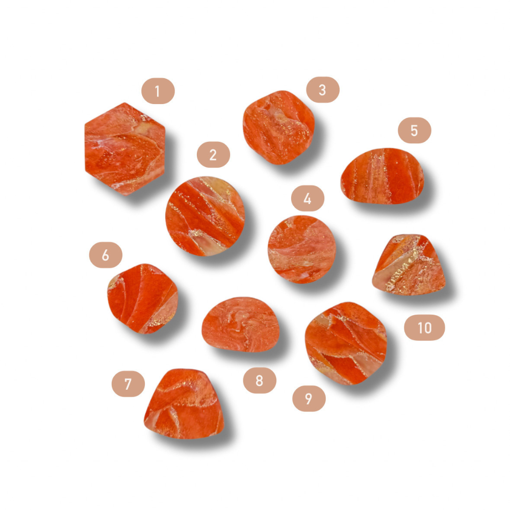 Orange Fudge Gemstone